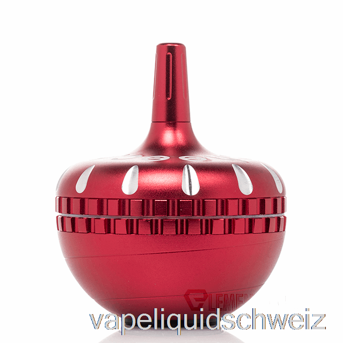 Cheech Glass 4-teiliger Spinner Grinder Red Vape Ohne Nikotin